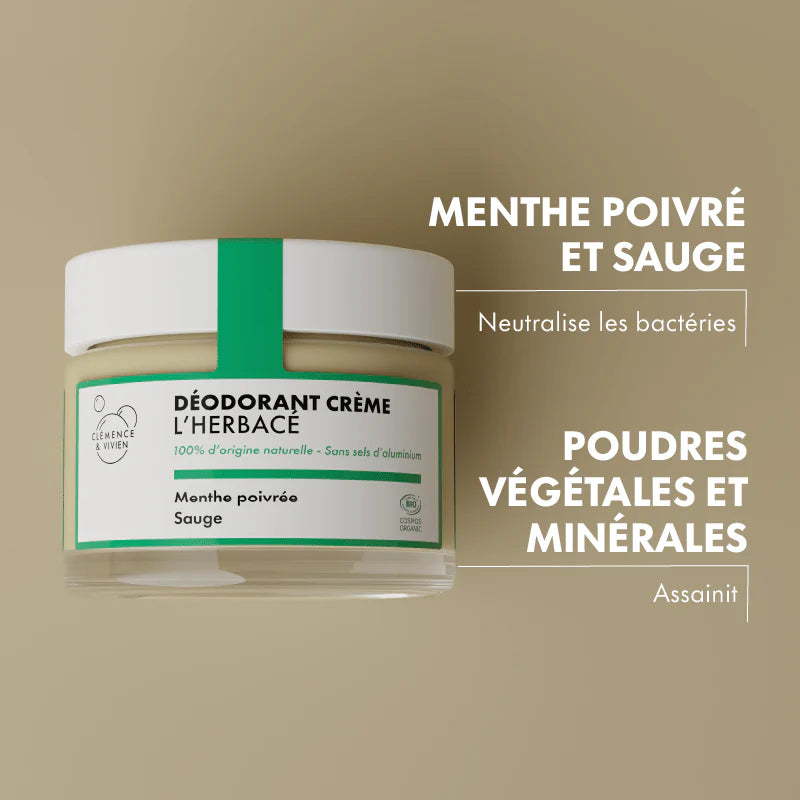 Déodorant crème naturel L'Herbacé