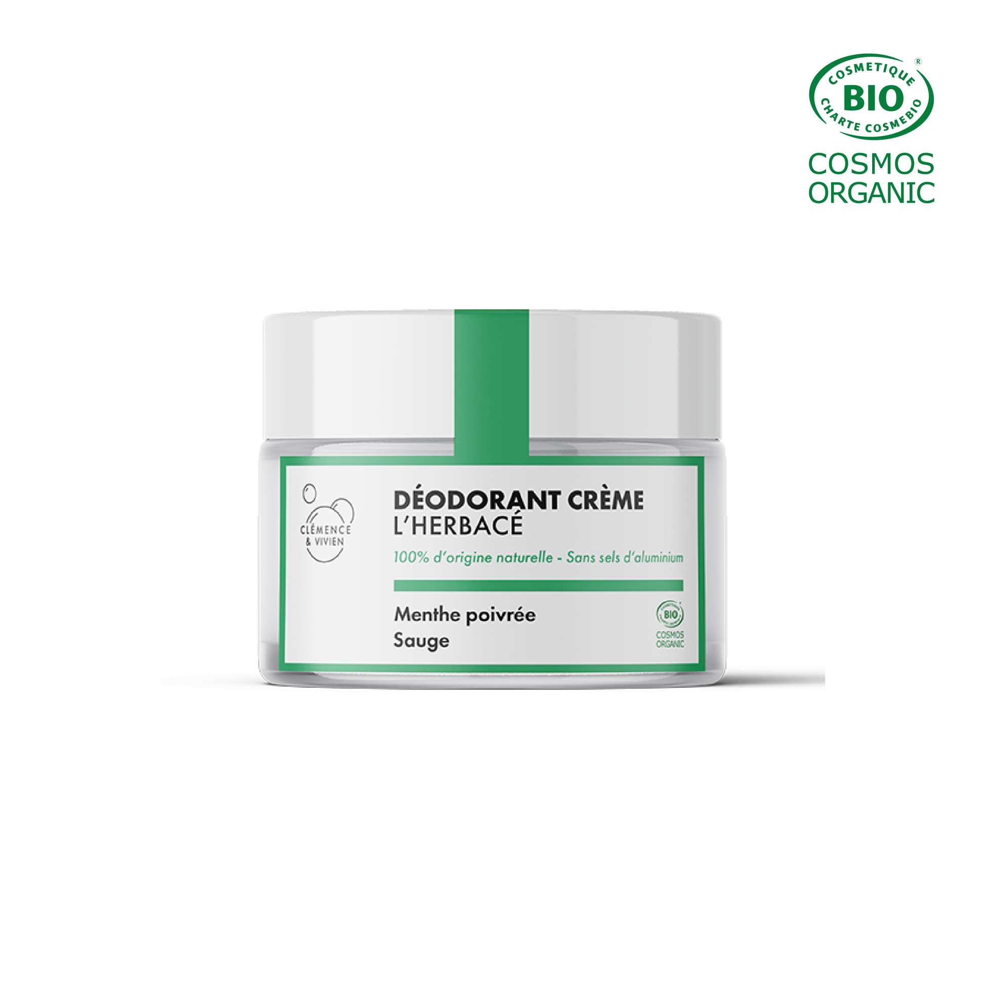 Déodorant crème naturel L'Herbacé