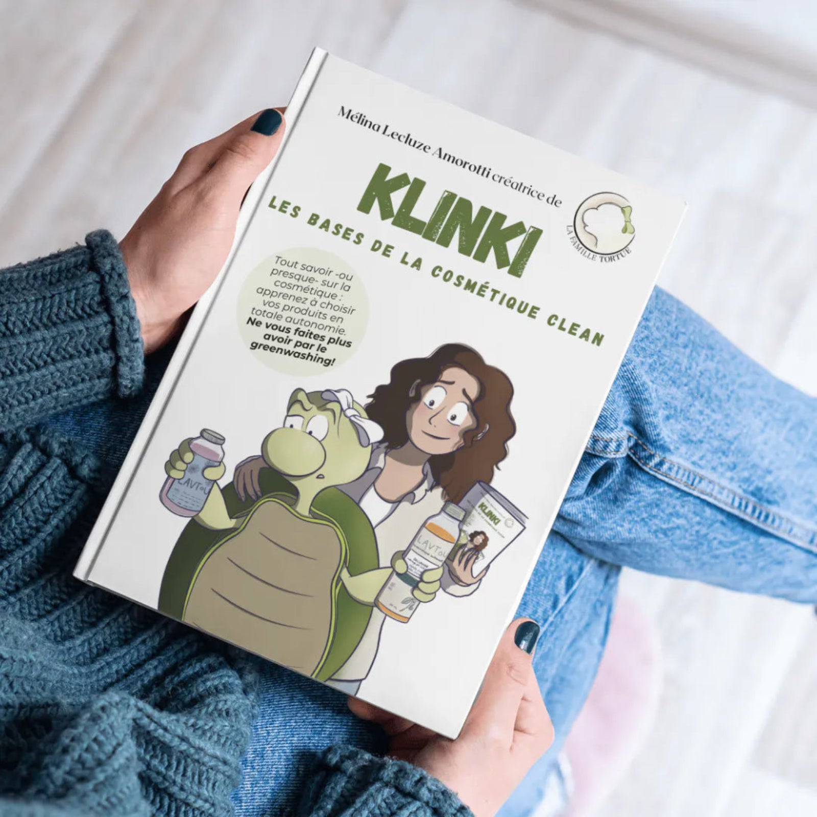 livre-klinki-bases-cosmetique-bio-et-naturel-produits-clean-la-famille-tortue
